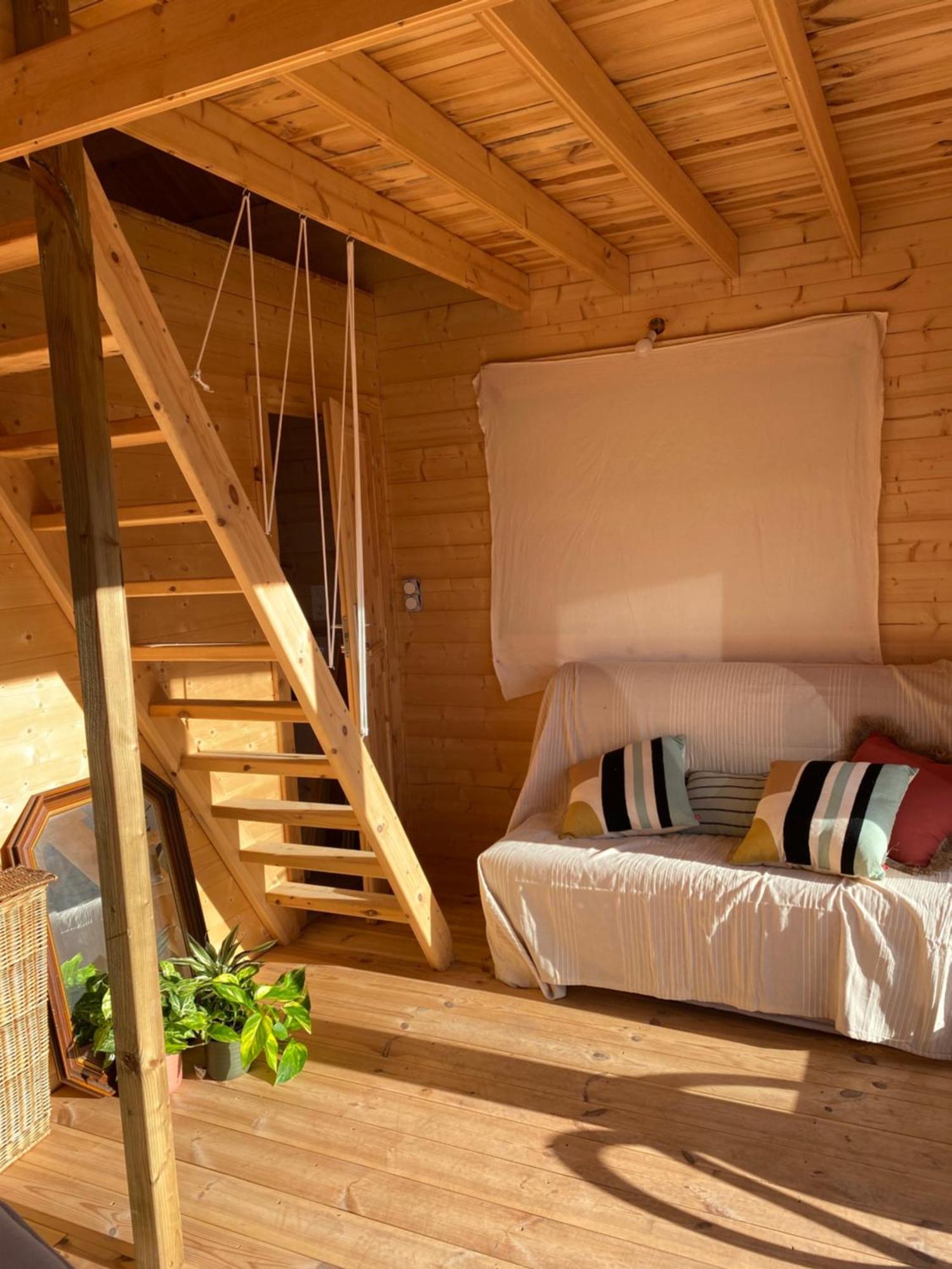 Maison En Bois 1 Chambre 4 Couchages Type Tiny House 그랑빌 외부 사진