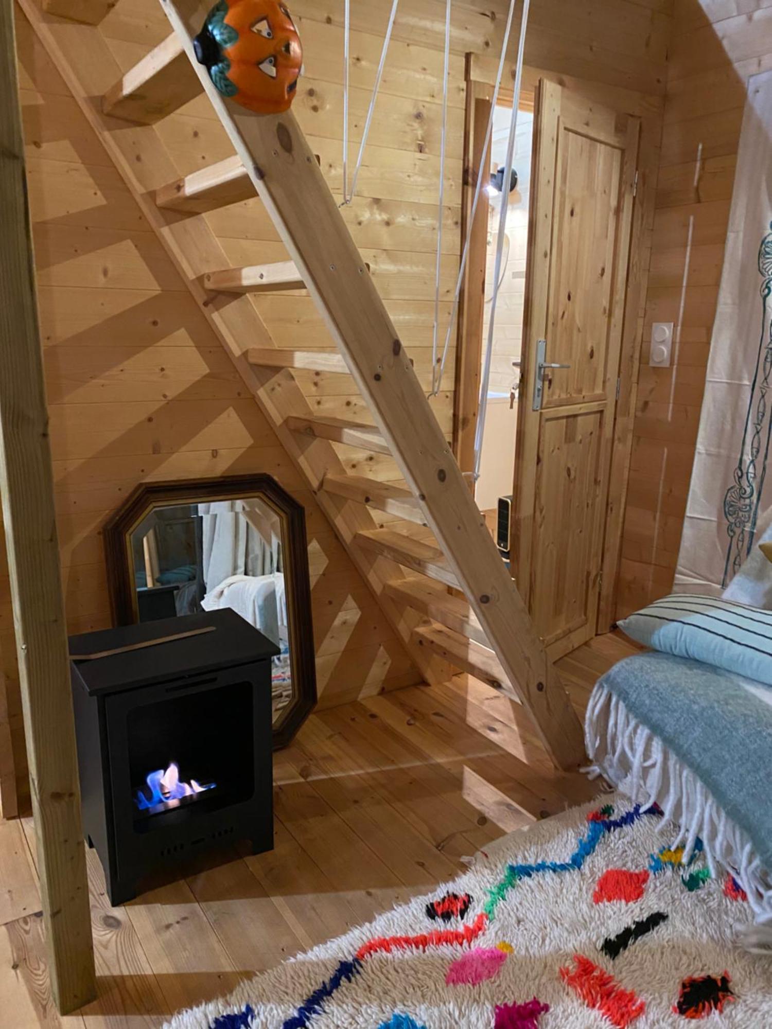 Maison En Bois 1 Chambre 4 Couchages Type Tiny House 그랑빌 외부 사진