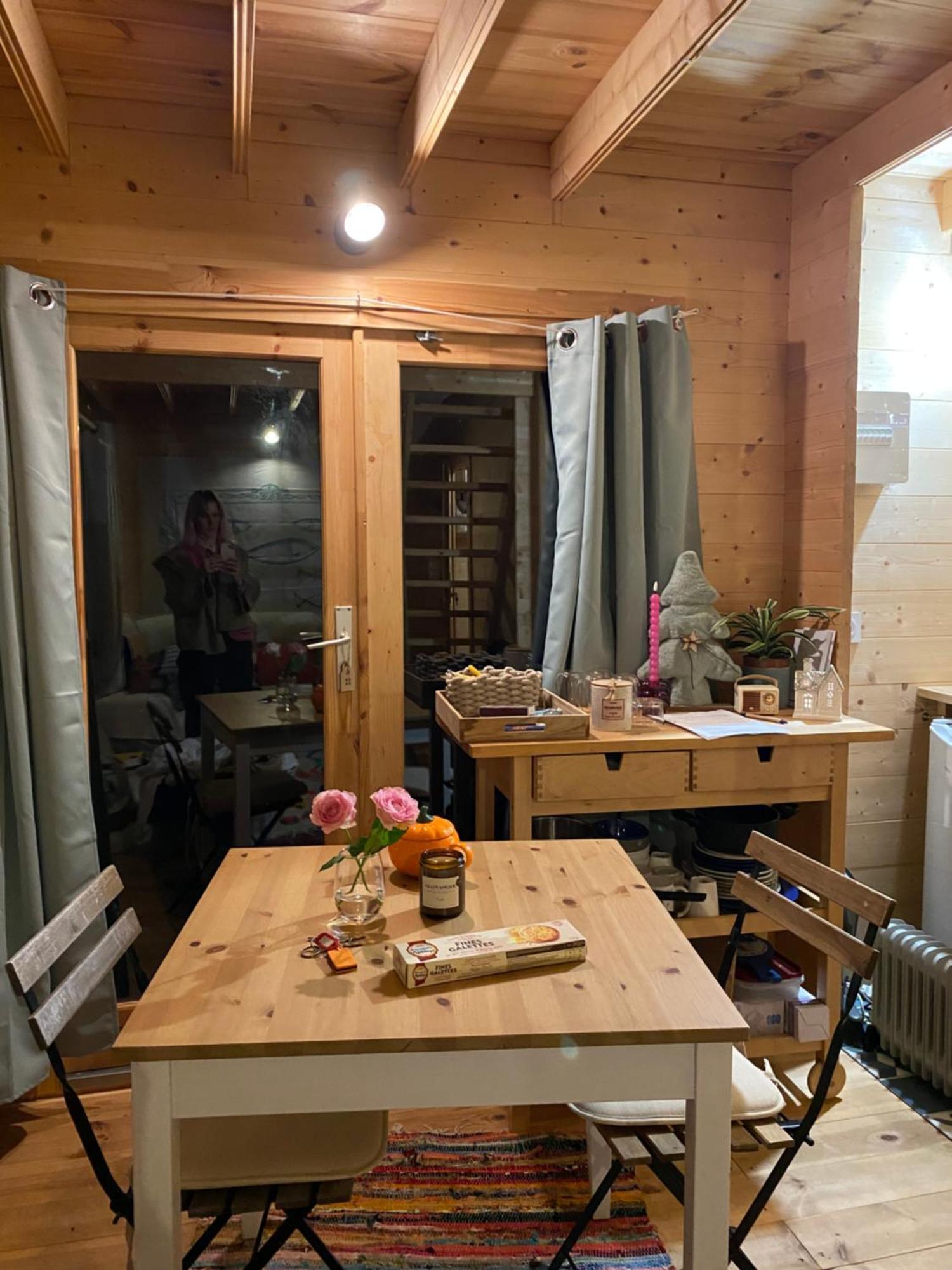 Maison En Bois 1 Chambre 4 Couchages Type Tiny House 그랑빌 외부 사진